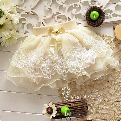 Princess Floral Lace Skirt