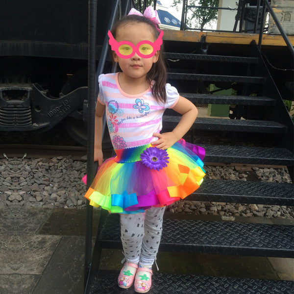 Baby Girl's Summer Rainbow Skirt