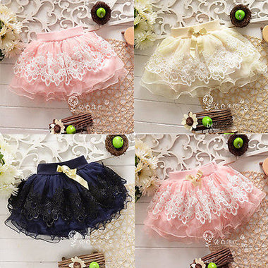Princess Floral Lace Skirt
