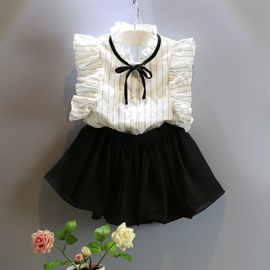 Ruffles Top & Skater's Skirt Set