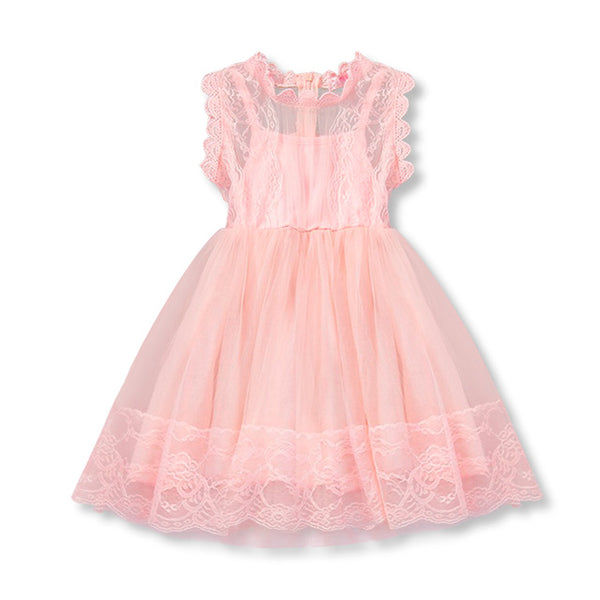 Glittered Floral Party Dress