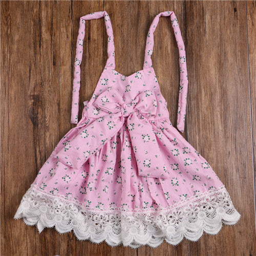 Floral Bowknot Summer Dress